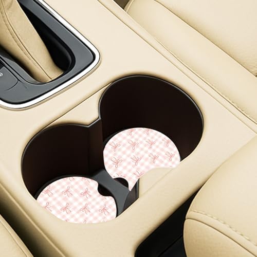Ceramic Car Coasters – Absorbent Car Cup Holder Coaster Set - Image 6