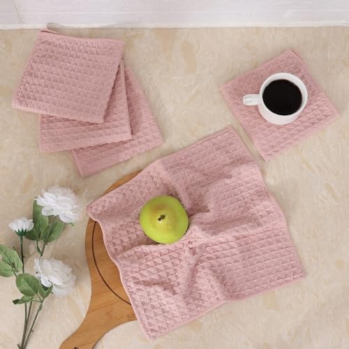 Homaxy Microfiber Waffle Weave Kitchen Dish Cloths, 8 Pack - Image 6