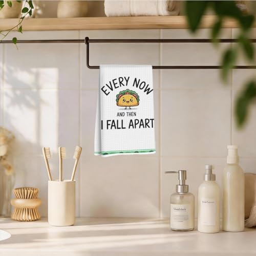 Funny Taco Kitchen Towels, Every Now and Then I Fall Apart - Image 4
