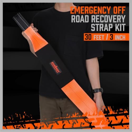 HORUSDY Nylon Heavy Duty Tow Strap Recovery Strap - Image 2