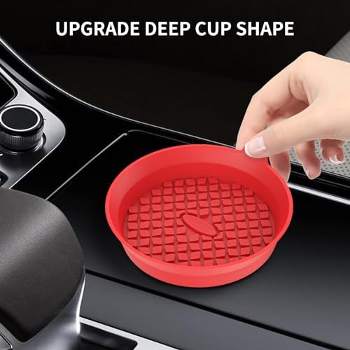 ME.FAN Car Cup Holder Coasters Silicone Cups Mats, Automotive Universal - Image 4