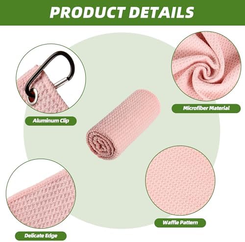 Mile High Life Microfiber Golf Towel 6 Pack Waffle - Image 4