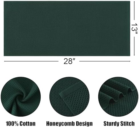 Kitinjoy Cotton Waffle 8-Pack Kitchen Towels - Image 2
