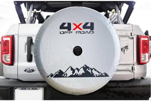 for Toyota Prado TX, Ford Raptor F150, Jeep & Ford Bronco Spare Tire Cover by TRIBONES