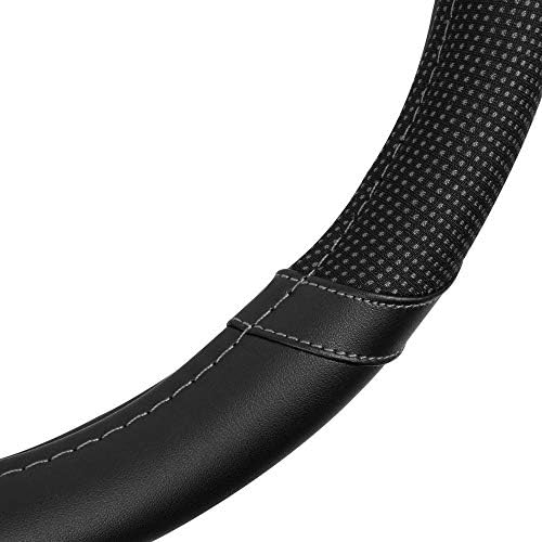 Motor Trend White Steering Wheel Cover - Image 5