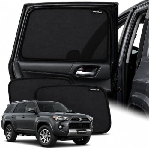 Car Window Shades for 2010-2024 Toyota 4Runner Rear Window Mesh Sun Shade by Unknown