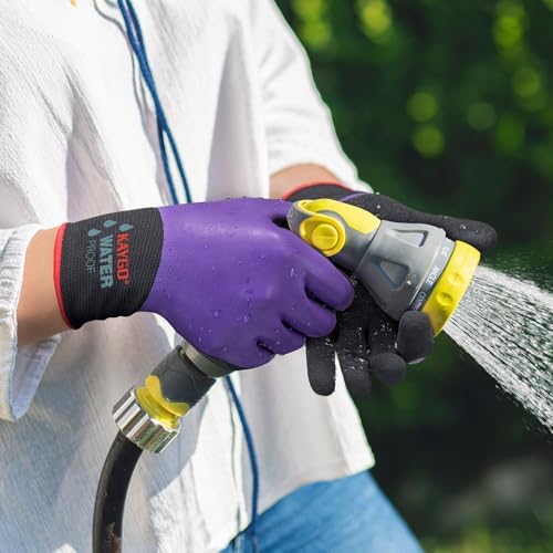 KAYGO Waterproof Work Gloves, Non-Slip Double Latex Coated - Image 6