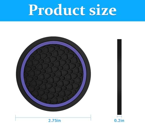 Mandark 2PCS 2.75 Inch Car Cup Holder Coasters - Image 2