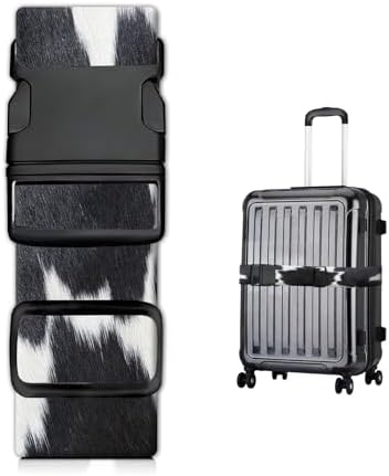 Luggage Straps for Suitcases, Heavy Duty Travel Belt by JYCardPKT