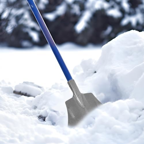 Snow Shovel Serrated Ice Scraper Steel Grey 1 X Snow Shovel - Image 3