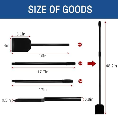 Adjustable Ice Chopper, Heavy Duty Steel Driveway Sidewalk Ice Scraper - Image 2