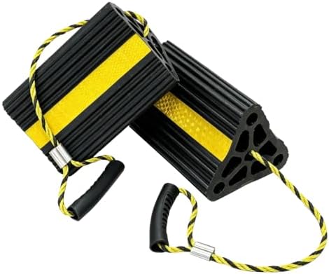 Vacallity Solid Rubber Wheel Chocks by Vacallity