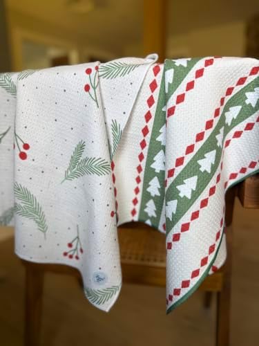 2 Pack Double Sided Kitchen Towels || Dish Towels ||Quick Dry || Designer - Image 6