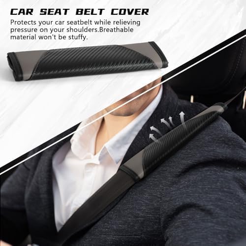 2PCS Car Seat Belt Cover Pads, Seatbelt Shoulder Cushion - Image 6