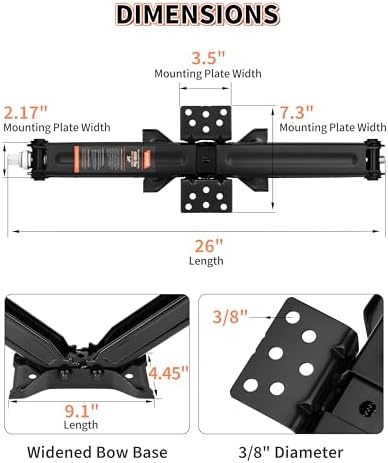 OULEME 6500 lbs RV Camper Scissor Jack - Image 2