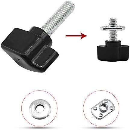 Anxingo 8Pcs Hardtop Quick Removal Fastener Thumb Screws Nuts Kit & 8 Pack D - Image 4