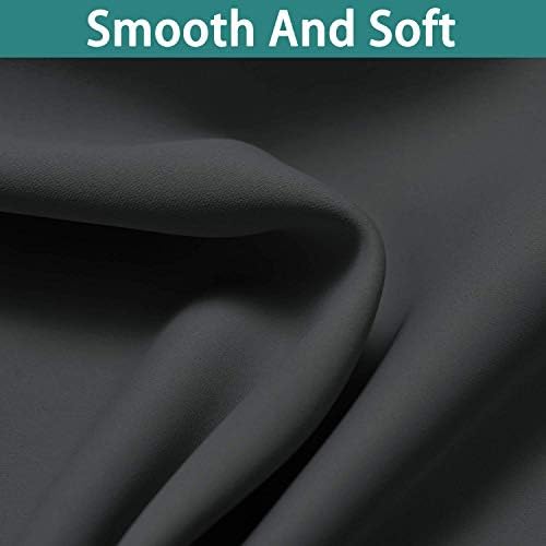 Yakamok Dark Grey Blackout Patio Door Curtain Panels W100 x L84, 1 Panel - Image 7