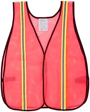 SIFE 1 Pack High Visibility Reflective Safety Vest, Made from Breathable and by SafetyFirst