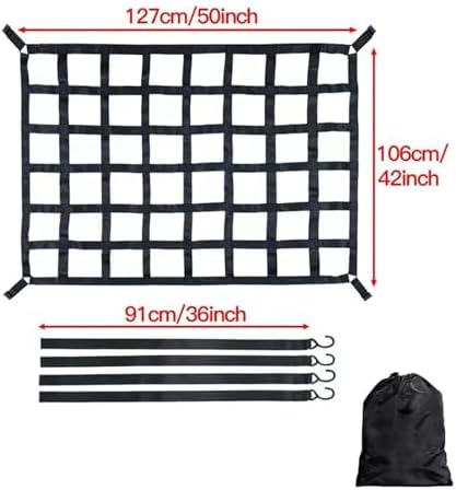 Car Trunk Rooftop Net Mesh Cargo Net Heavy Cargo Net Truck Trailer Dumpster - Image 2