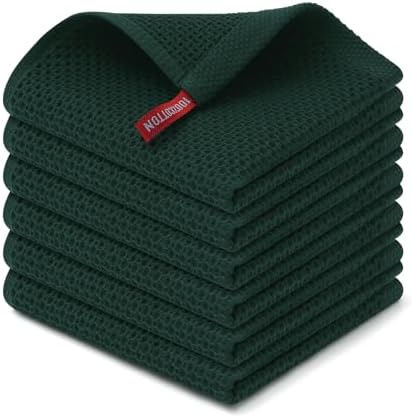 Kitinjoy Cotton Waffle 6-Pack Kitchen Towels by Kitinjoy