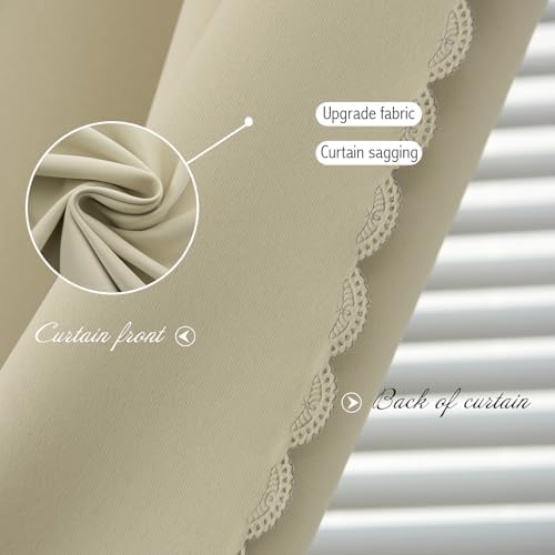 Room Darkening Curtains with Adhesive Backing Tool Free Hanging Window Drapes - Image 6