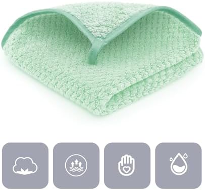 MaopaoBeauty 6 Pack Washcloth Set, Waffle Washcloth Towels Set, Microfiber - Image 2