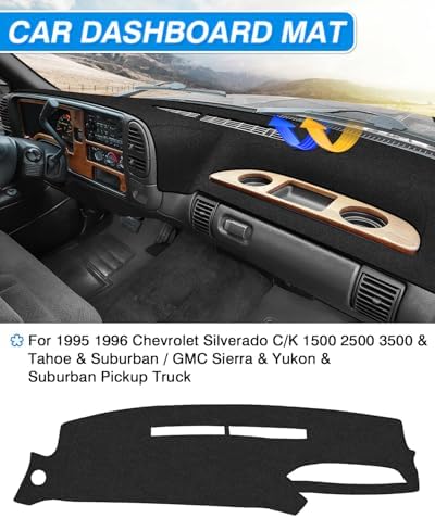 Cartist Dash Cover for 1995 1996 Chevrolet Silverado C/K 1500 2500 3500 - Image 3