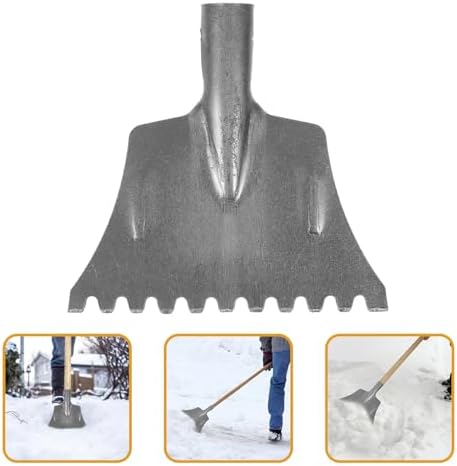 Snow Shovel Serrated Ice Scraper Steel Grey 1 X Snow Shovel - Image 4