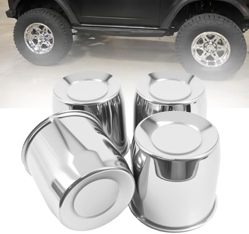 5.15" Center Bore Push-Through Trailer Wheel Center Caps, 4.92" Tall by PodoyDirect