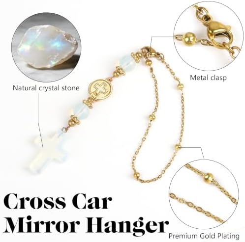 STEFORD Car Cross Crystal Hanging Charm - Image 3