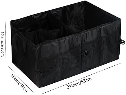 Trunk Organizer Car Basket for Car SUV Sedan Home Groceries - Image 2