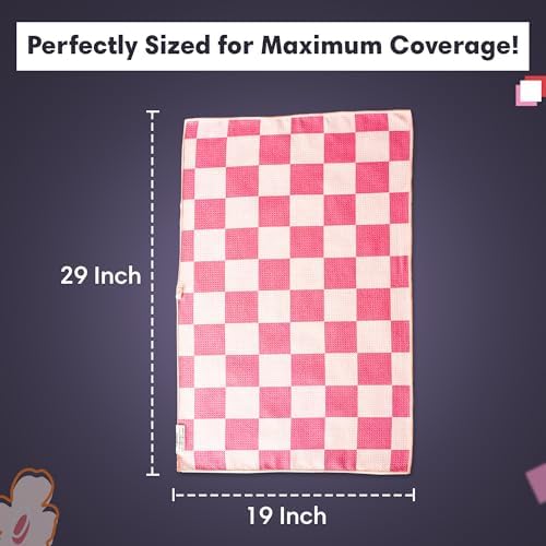 crae. Reversible Microfiber Hand Towel, Check Your Blossoms - Image 4