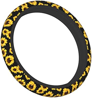 Steering Wheel Cover Sunflower Steering Wheel Cover Car Accessories Universal by Qilerongrong
