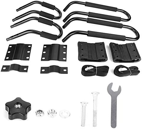 Kayak Carrier Rack Set for J Shape Roof Mount on Car SUV Crossbars - Image 3