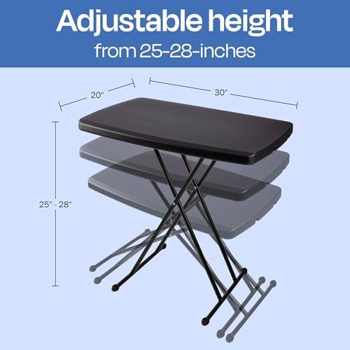 Lavish Home Indoor & Outdoor Portable Folding Table - Image 3