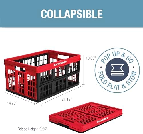 CleverMade Collapsible Utility Crate - Image 2