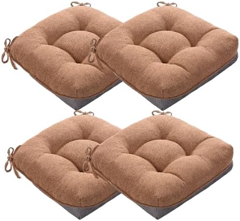 MAGIC ELEPHANT Chair Cushions for Dining Chair, Shredded Memory Foam Kitchen by Magicelephant