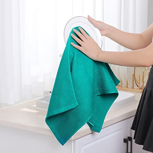 Homaxy 100% Cotton Waffle Weave Kitchen Dish Towels 6-Pack - Image 4