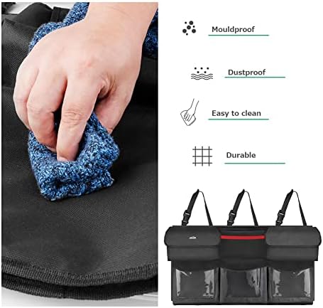 Oasser Trunk Organizer for Car, 6 Storage Compartments 43.3x19in - Image 5
