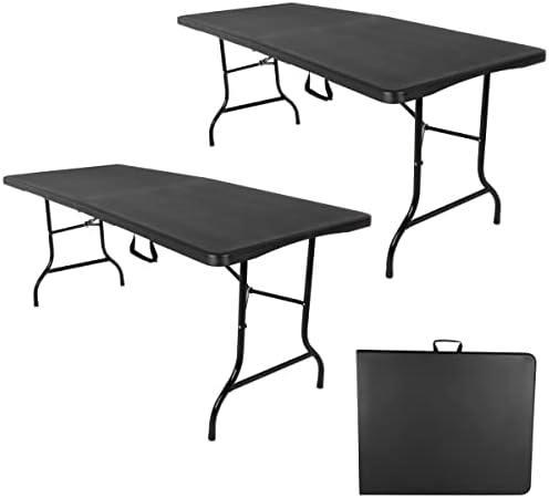 Lavish Home Indoor & Outdoor Portable Folding Table Set of 2 by LavishHomeCollection