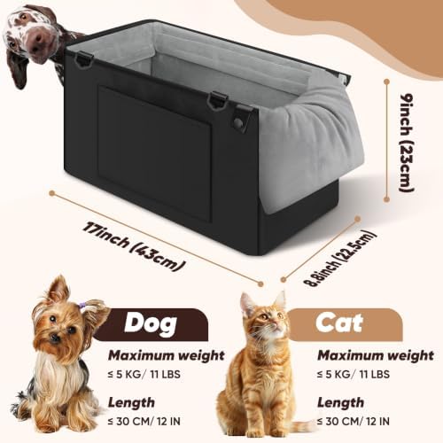 QUMY Middle Center Console Dog Car Seats - Image 2