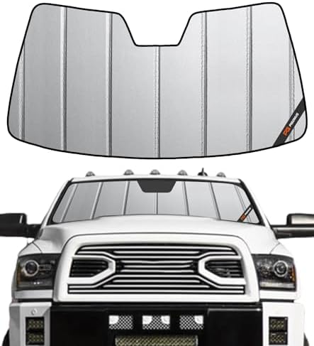 Pigenius Windshield Sunshade for Dodge Ram 2500/3500 2010-2018 Front Window by Pigenius