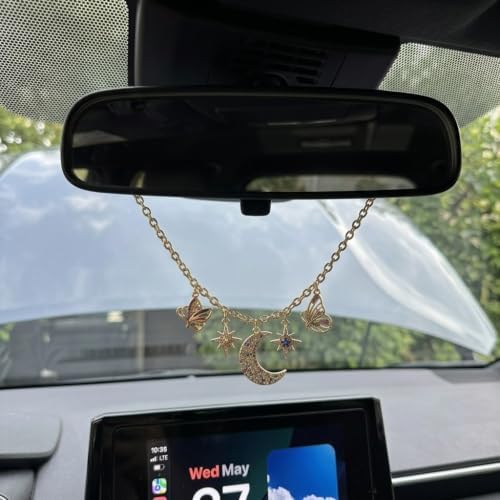 Set of 10 Rearview Mirror Charm Hanger Blanks, Acrylic Car Ornament Hooks - Image 6