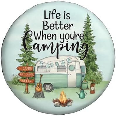 Adventure Spare Tire Cover Weatherproof Wheel Protectors Universal Wheel Covers - Image 2