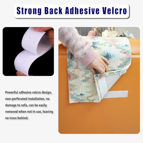 Velvet Recliner Headrest Pillow, Non-Slip Neck Support - Image 4
