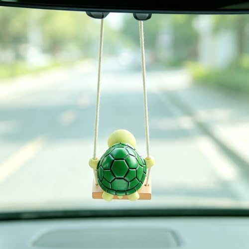 YGMONER Swinging Tortoise Car Hanging Ornament – Funny Rear View Mirror Hanging - Image 5