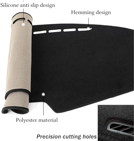 Dashboard Mat Cover for Hyundai Sonata 2011-2014 Nonslip Center Console - Image 5