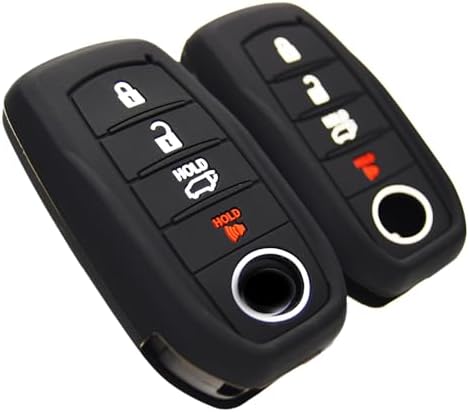 Silicone 4 Buttons Key Fob Cover Case by Zorratin