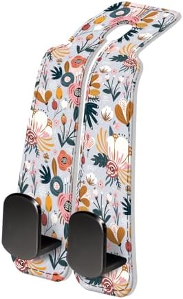 PU Leather Car Seat Hook, Storage Headrest Hanger, Cute Car Backseat Organizer by Unknown