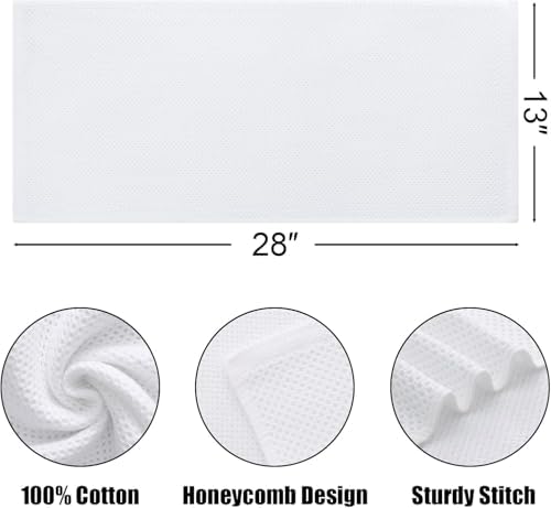 Kitinjoy 100% Cotton Waffle 12-Pack Kitchen Towels - Image 2